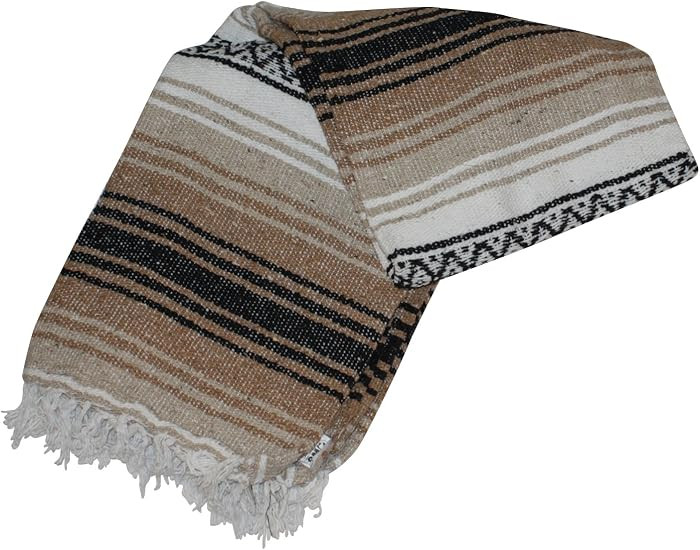 Canyon Creek Mexican Style Falsa Yoga Blanket (Brown) | Amazon (US)