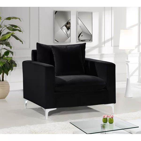 Adedapo 36'' Wide Velvet Armchair | Wayfair North America