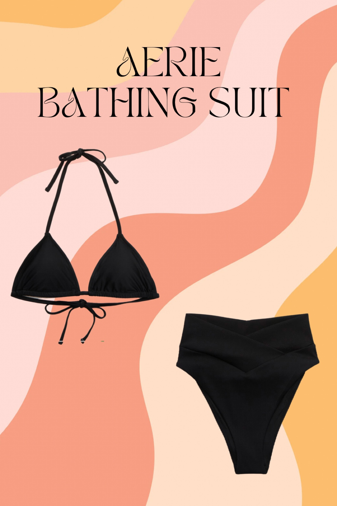 Obsessing over this set from Aerie! Being  a mama I wanted some coverage in the stomach area while still feeling cute. These are the perfect amount leaving the back a little cheeky still! They are currently on sale too :) 

#LTKstyletip #LTKsalealert #LTKswim