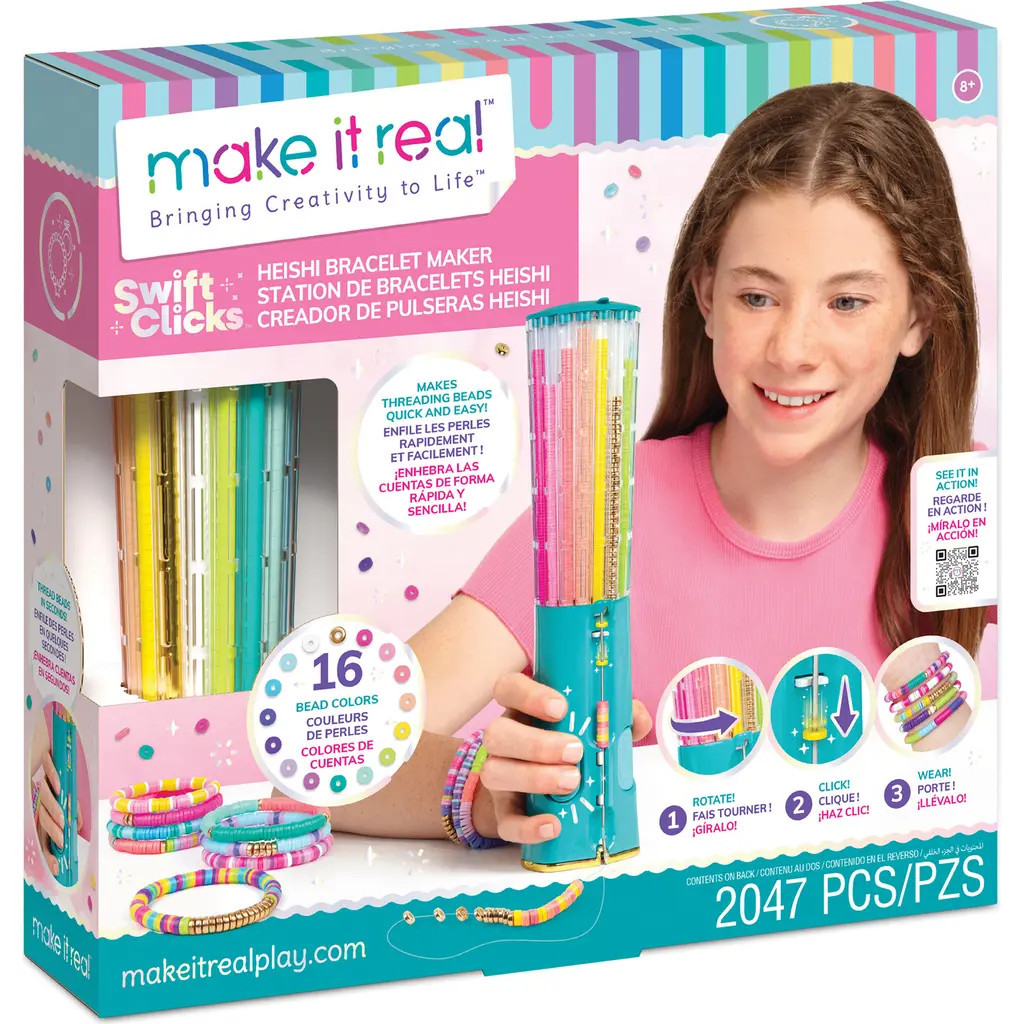 Make It Real Swift Clicks Heishi Bracelet Making Kit in Multi at Nordstrom | Nordstrom
