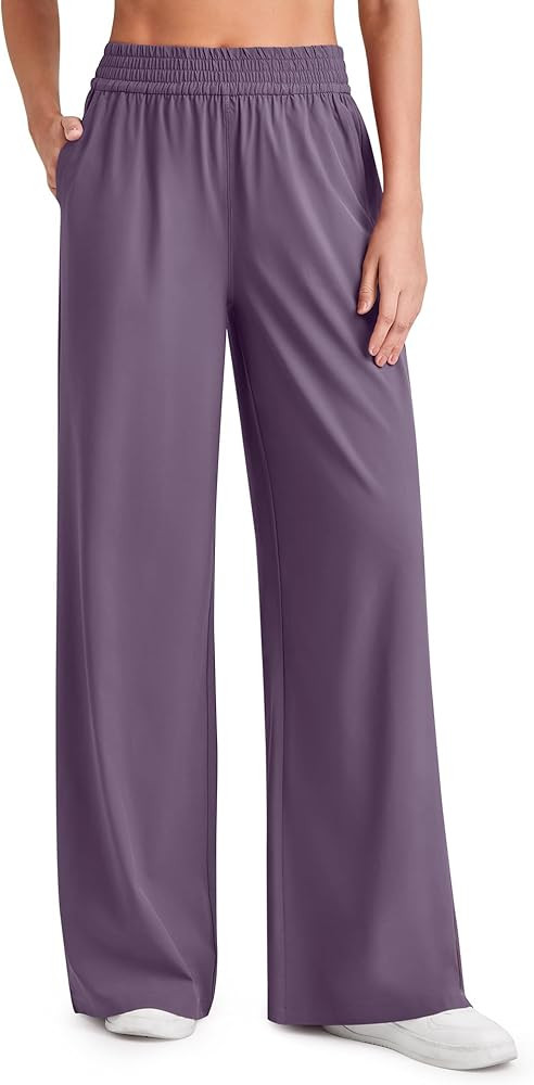 G4Free Chillwhisp Lightweight Flowy Wide Leg Pants Women Elastic Waist Palazzo Pants Summer Beach... | Amazon (US)
