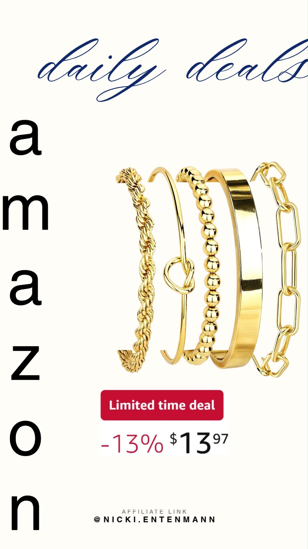 Add timeless shine with Waterproof 14K Gold Plated Sterling Silver Chunky Cuff Bracelet. Stackable and chic, these bangles bring versatile elegance to everyday outfits, making accessorizing effortless and stylish today. #goldbracelet #chunkycuff #stackablebangles #goldearrings #fashionjewelry #stylefinds #accessorylove #modernliving #shoppinghaul #jewelrytrends ✨💛📿 

 #LTKootd #LTKSaleAlert #LTKBeauty