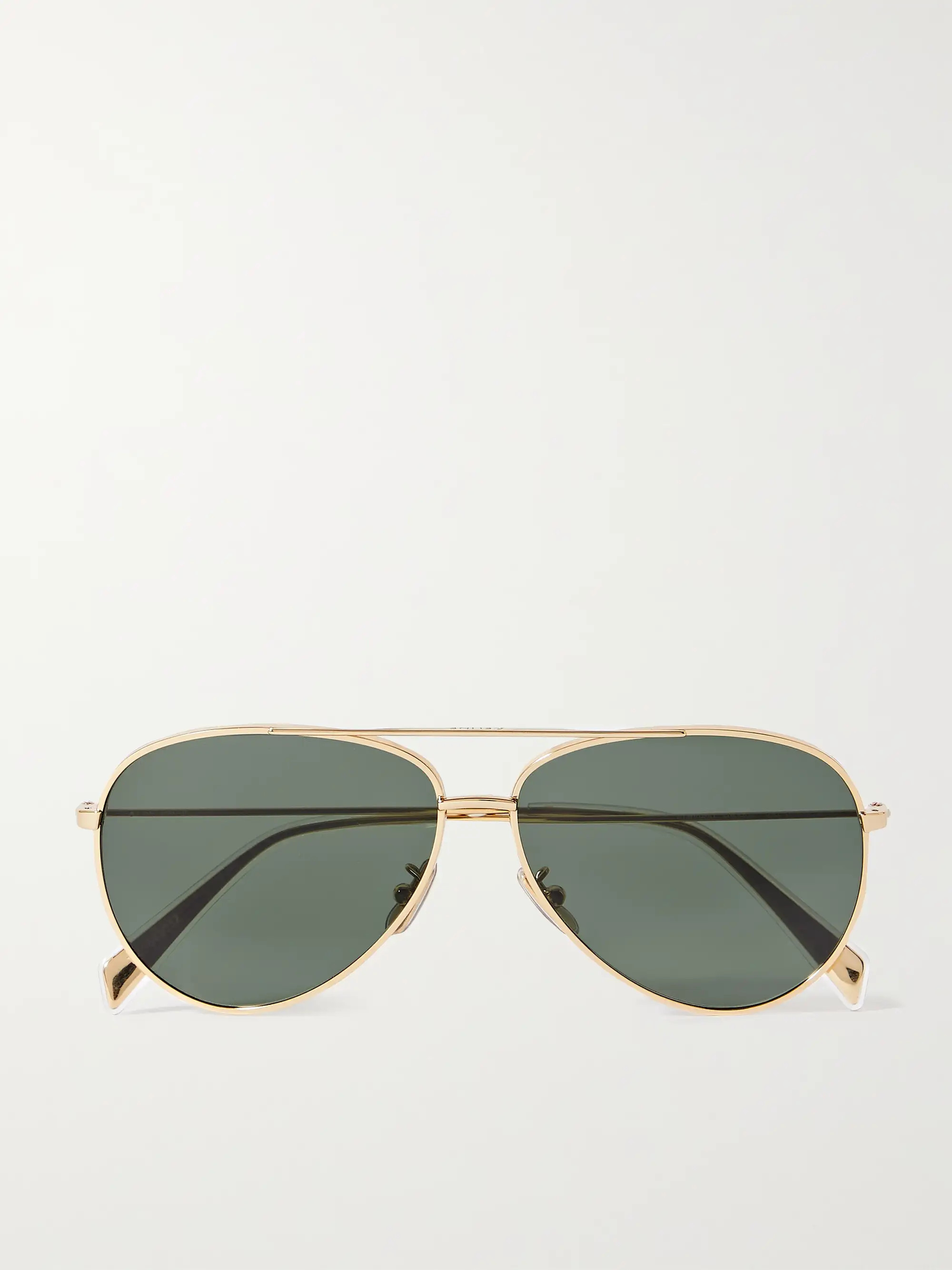 Aviator-style gold-tone sunglasses | NET-A-PORTER (US)