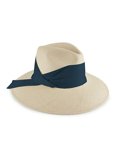 Gardenia Straw Fedora Hat | Saks Fifth Avenue