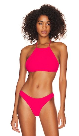 Gia Bikini Top in Fuchsia Terry | Revolve Clothing (Global)