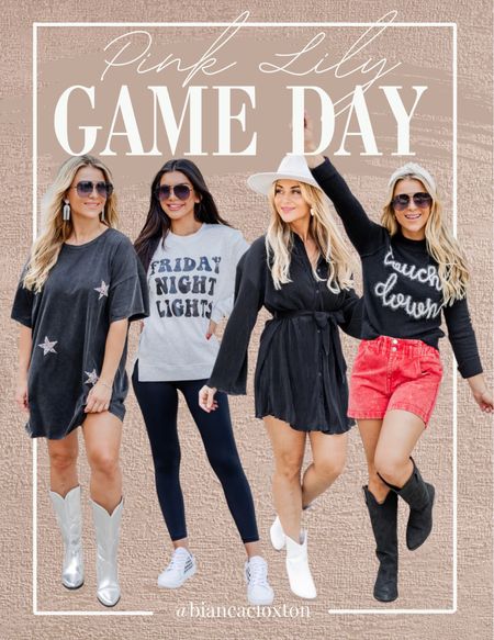 Neutral Game Day Styles from Pink Lily 🏈

Game day, Friday night lights, football mom, football, football style, tailgate, tailgating, touch down, t-shirt dress



#LTKSeasonal #LTKFind #LTKBacktoSchool