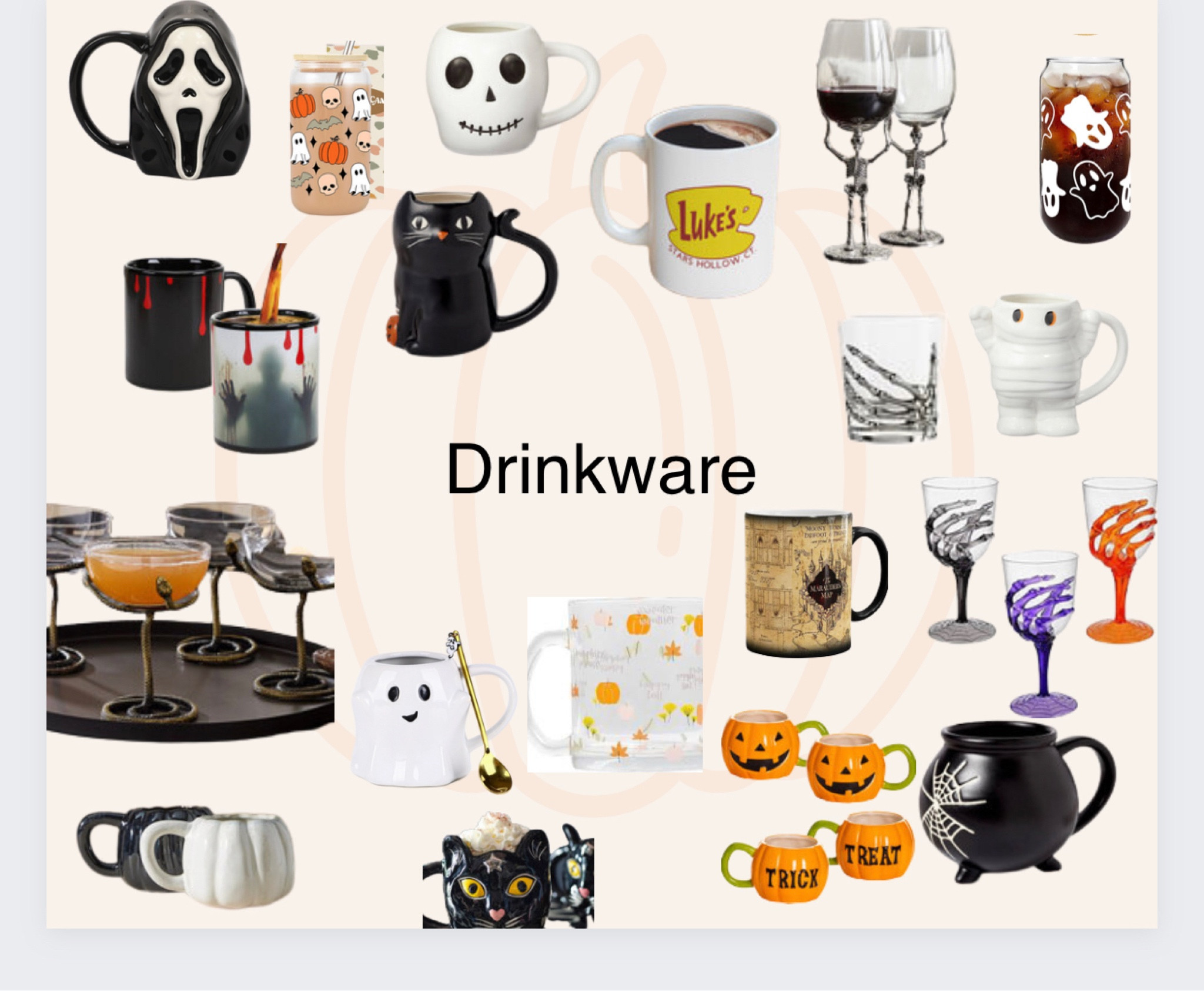 A cute mug or glass  ! Including their favourite drink would be great idea too 

#LTKHalloween #LTKfindsunder50 #LTKSeasonal