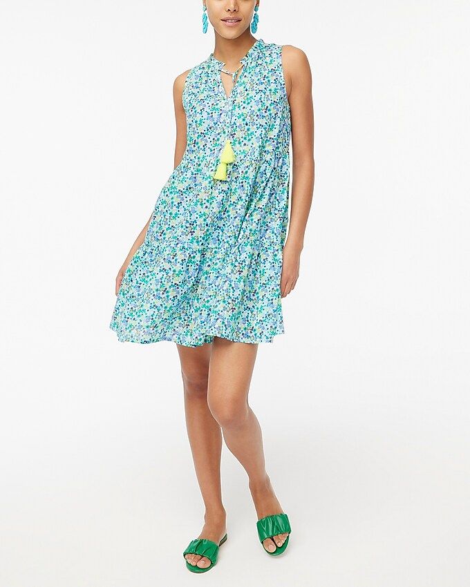 Floral mini-dress cover-up | J.Crew Factory
