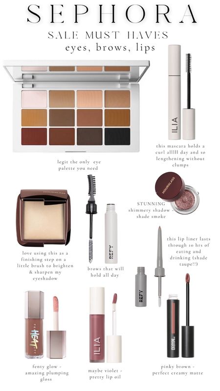 Sephora sale must haves for eyes, lips, and brows!

#LTKbeauty #LTKsalealert