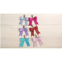 Full Grain Leather Bow -Tote Bag, Tassel, Bling, Embellishment | Etsy (US)