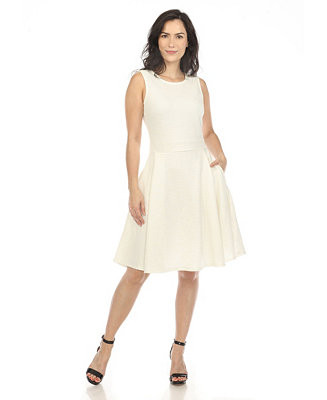 Women's Tweed Fit and Flare Dress | Macy's