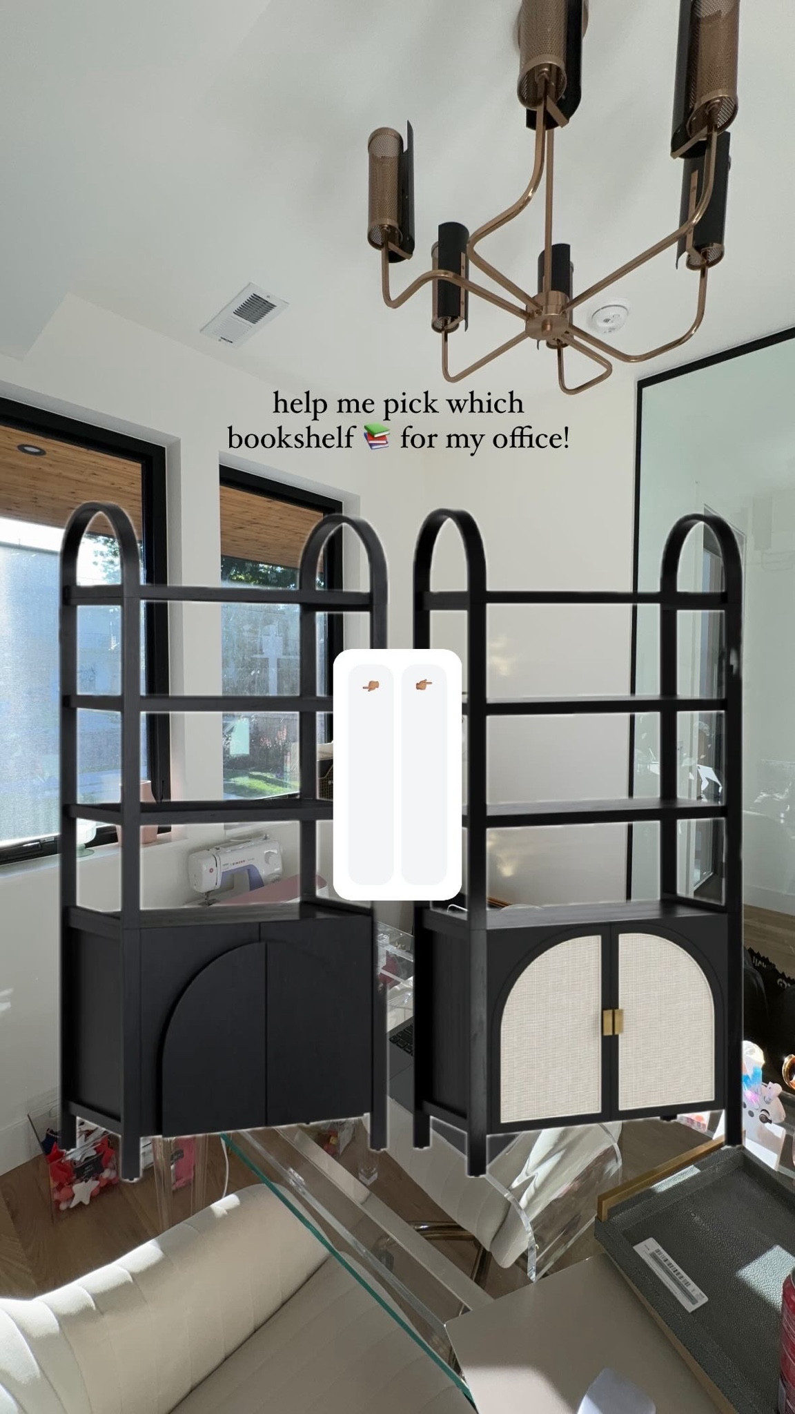 Nathan James black and rattan arched bookshelf home office decor

#LTKFamily #LTKStyleTip #LTKHome