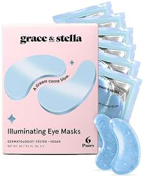 grace & stella Award Winning Under Eye Mask Reduce Dark Circles, Puffy Eyes, Undereye Bags, Wrink... | Amazon (US)