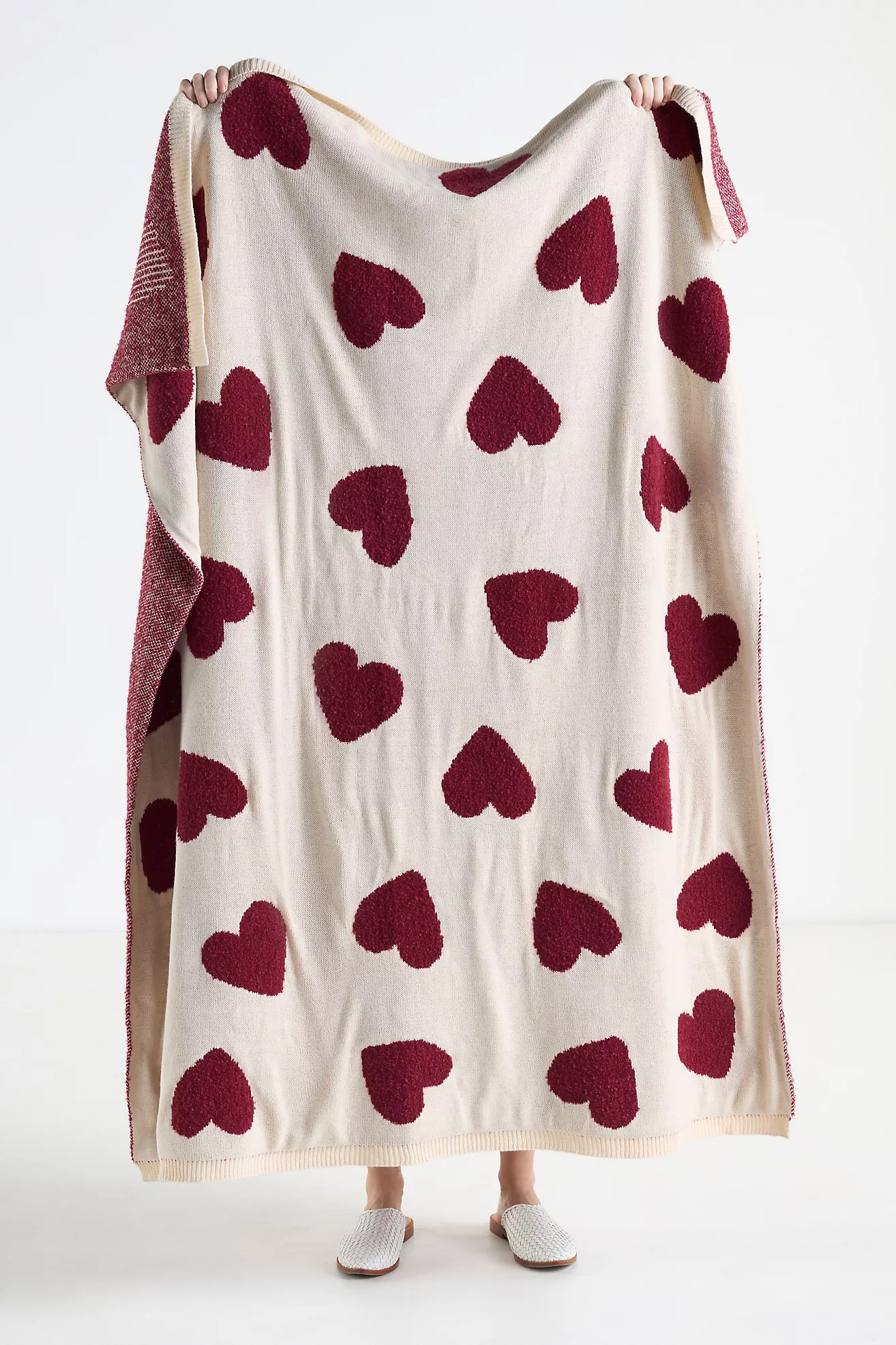 Boucle Knit Icon Cozy Throw Blanket | Anthropologie (US)