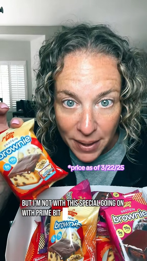 Trust me, if you're struggling to hit your protein intake for the day, these are a MUST. Grab yours on on this SALE! *price as if 3/22/25 on tik tok  #primebites #primebitesproteinbrownies #collagenbrownies #19gramsprotein #proteinsnack