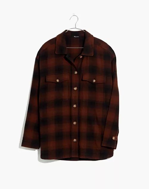 Flannel Shirt-Jacket in Gelston Plaid | Madewell