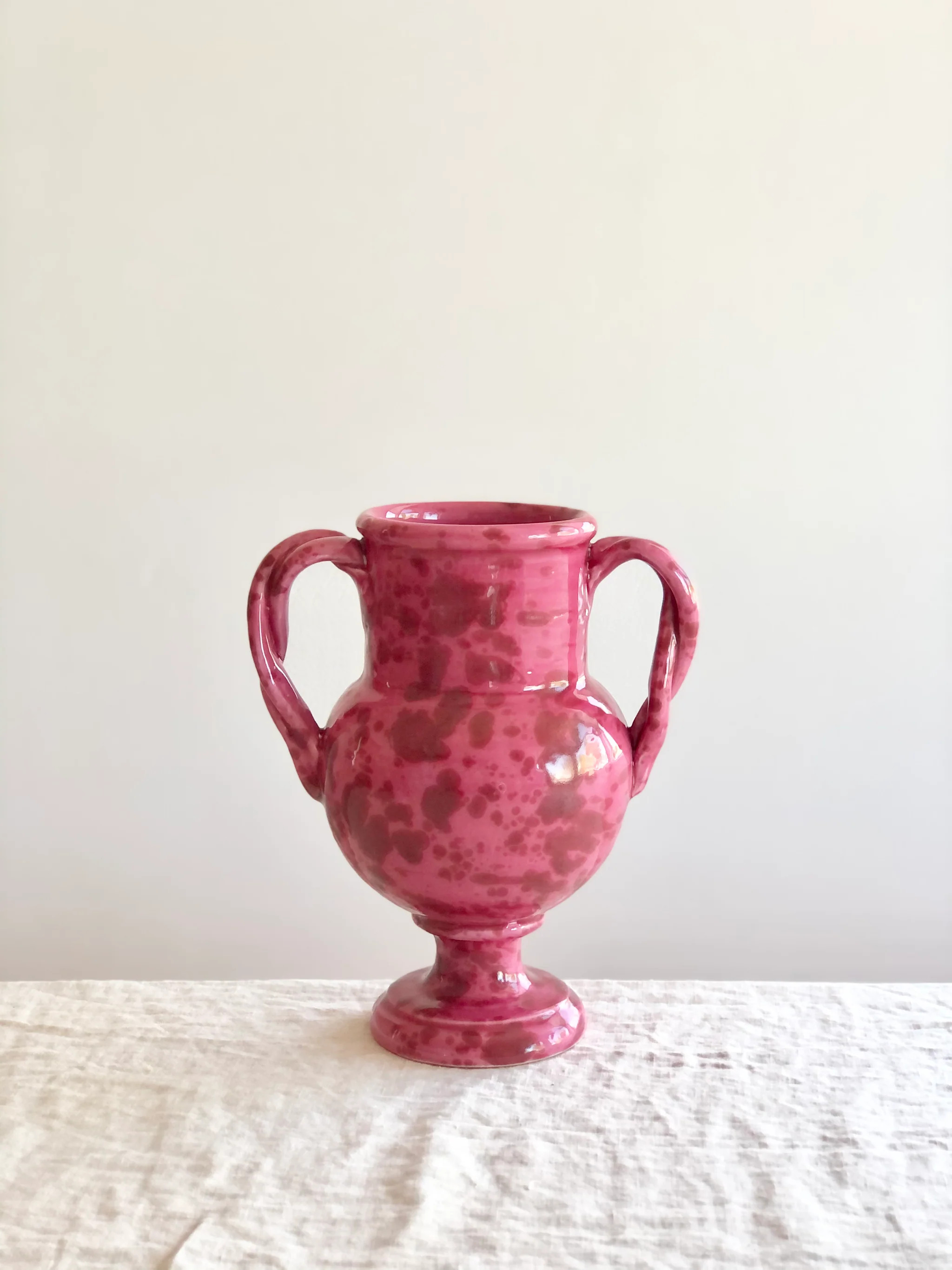 Small Pompeii Amphora Vase - Raspberry | the ARK elements