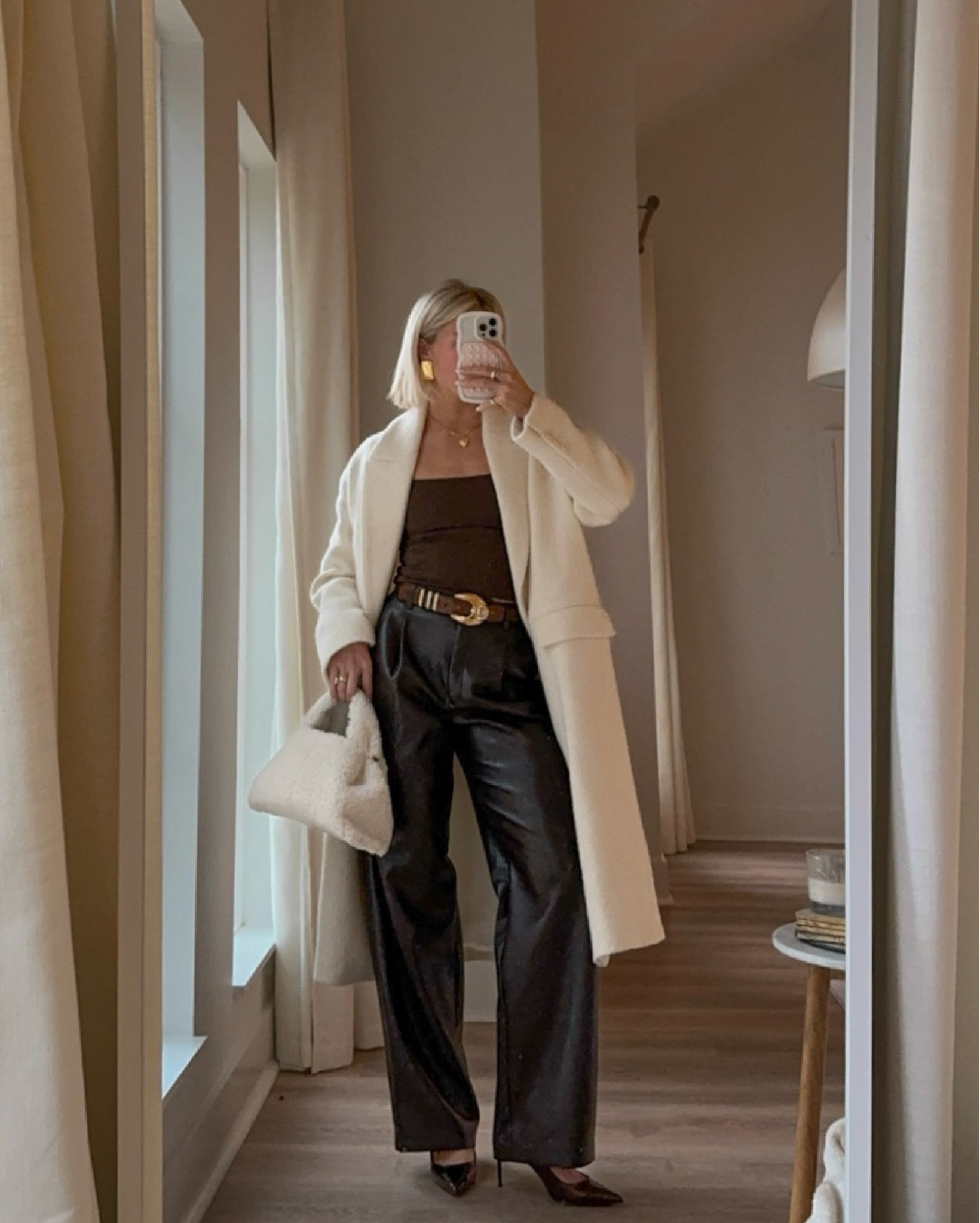 Coat is last season Zara but the ones linked look very similar! Bag is Polene (not able to be linked here) belt is vintage 🤎

#LTKsalealert #LTKstyletip #LTKSeasonal