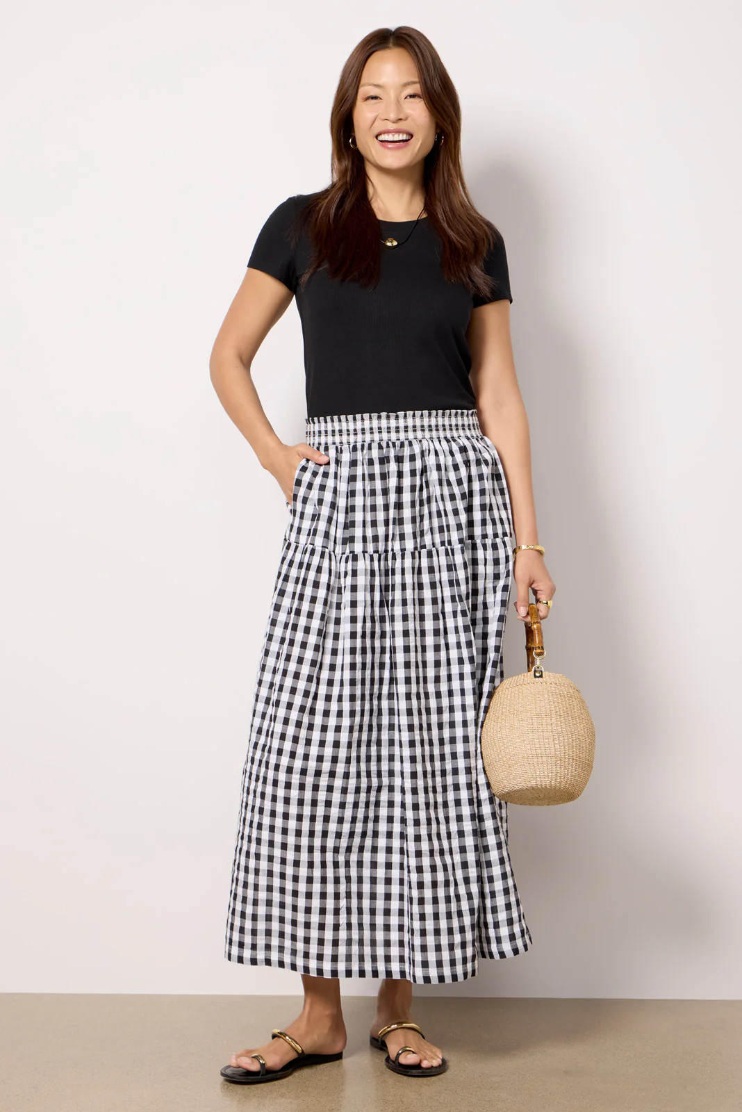 Single Tier Maxi Skirt | Evereve