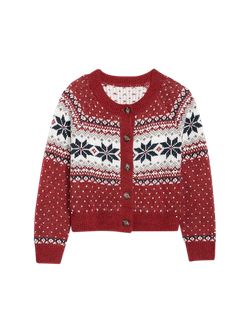 Matching Holiday Fair Isle Cardigan Sweater for Women | Old Navy (US)