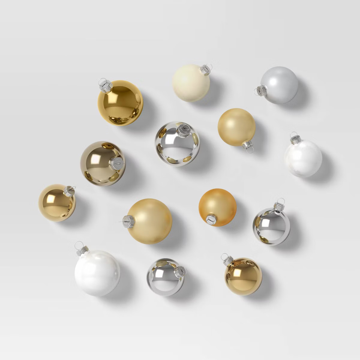 42pc Round Glass Christmas Tree Ornament Set - Wondershop™ | Target