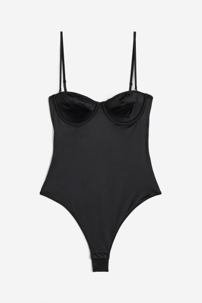 Body string balconnet en satin | H&M (FR, IT, ES, PT, BE)