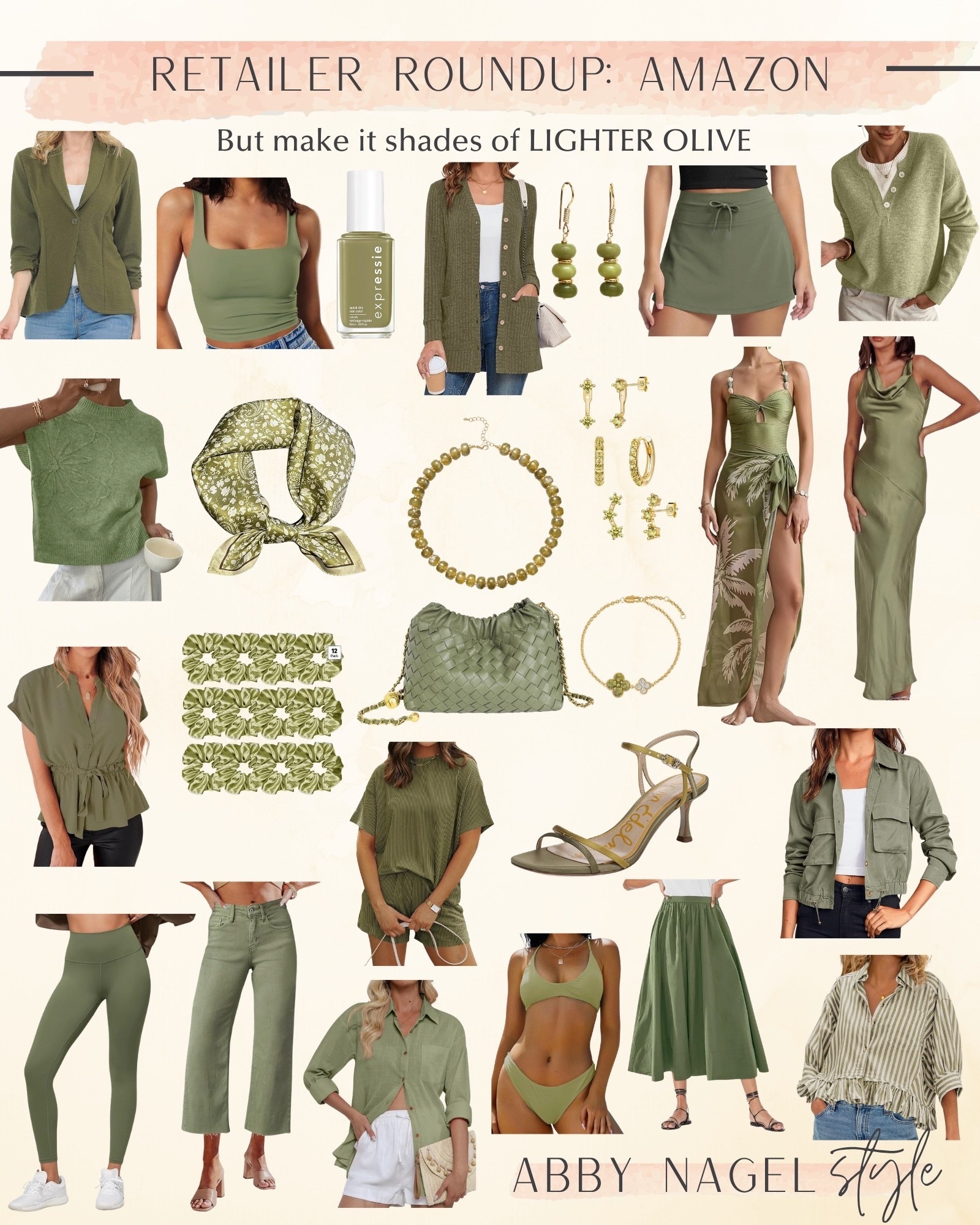 Color Drop: LIGHT OLIVE SHADES 🍂