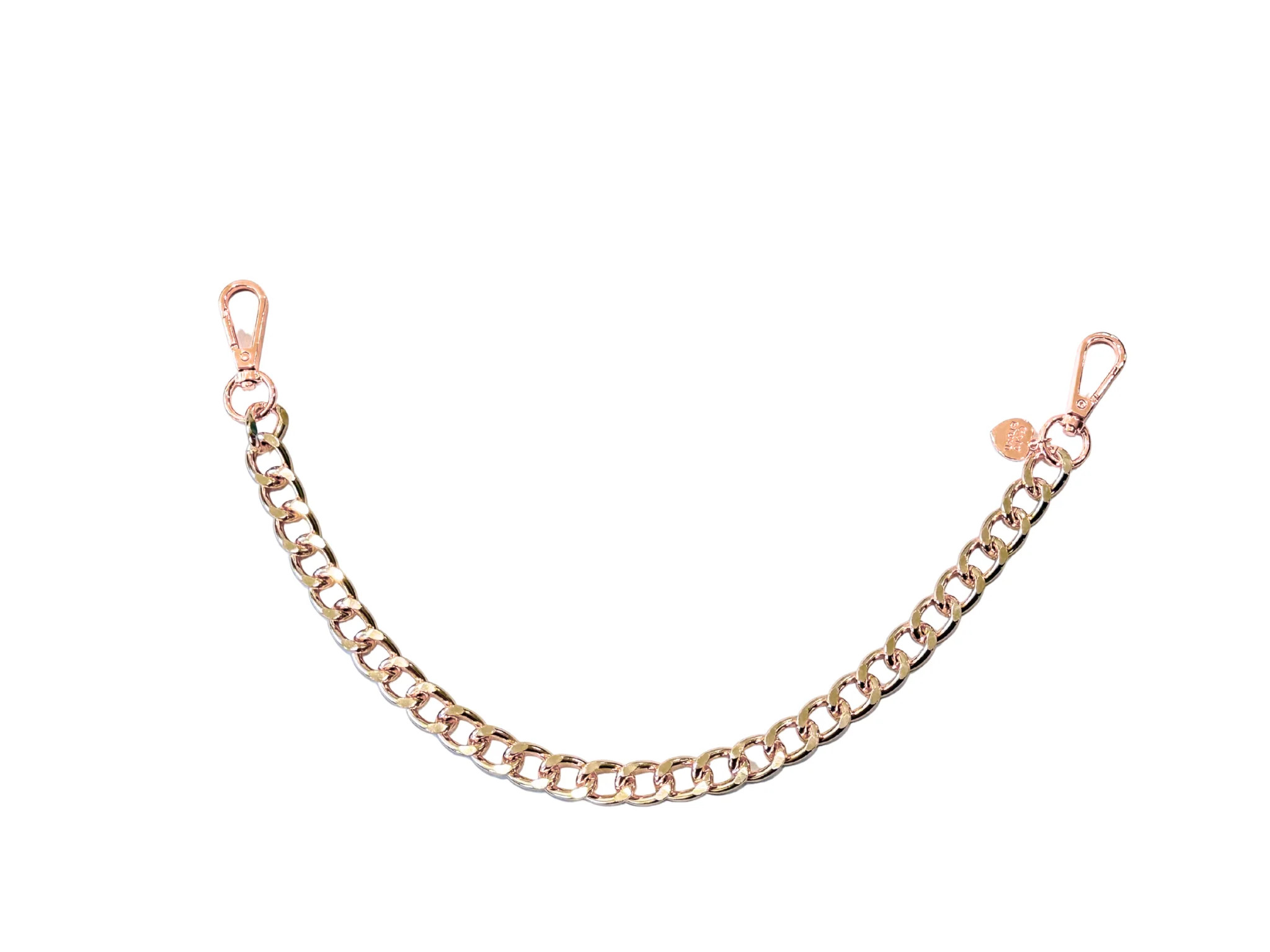 Chunky Gold-Tone Aluminum Bag Chain | 18" Versatile Handle & Decor | The Gold Blush