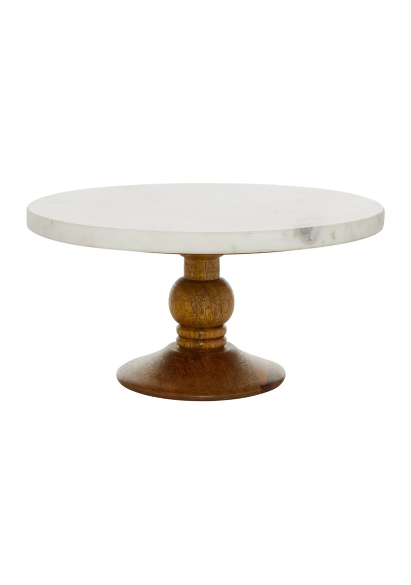 Modern Mango Wood Cake Stand | Belk