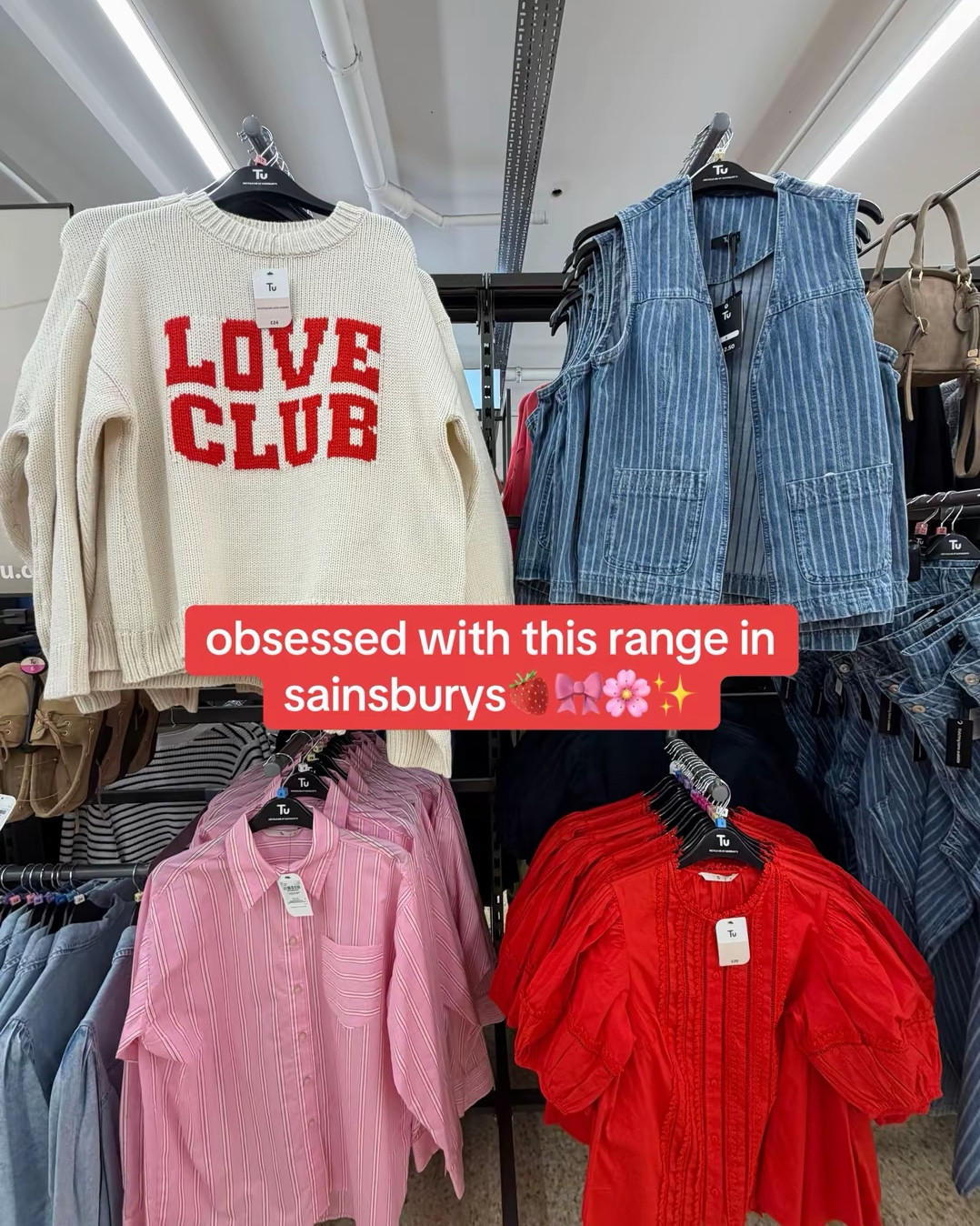 TU clothing in sainsburys new in ✨ how GORGEOUS is this range?? I love it all!! The reds and pinks are perfect for spring outfits  😍🍓🎀🌸🩷 #tuclothing #tuclothinghaul #springoutfits #springoutfitinspo #sainsburysclothing 

#LTKspring #LTKFashionMonth #LTKuk