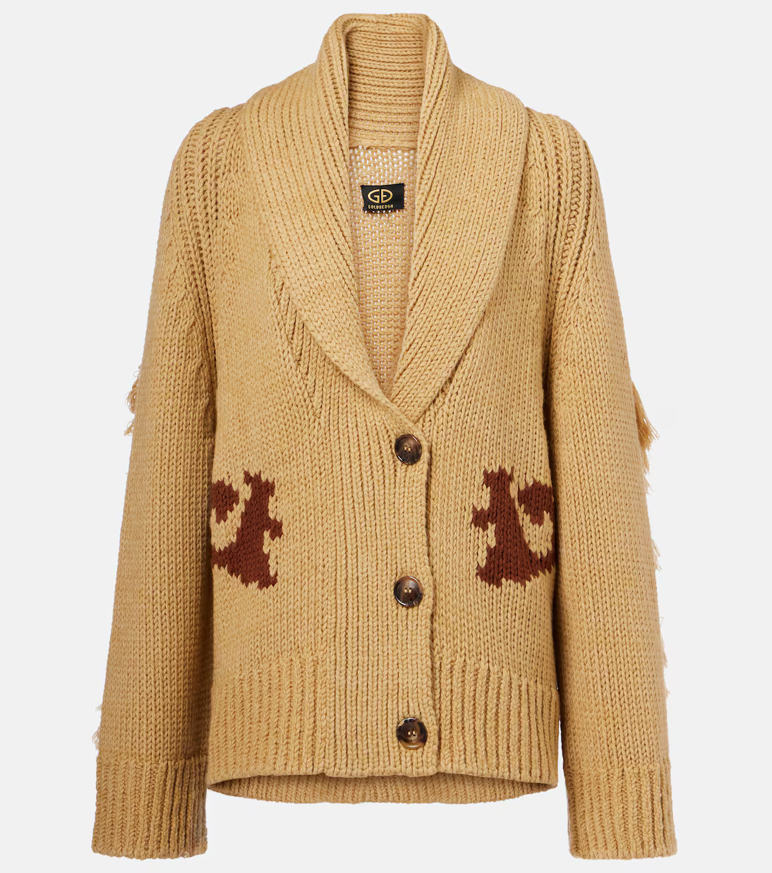 Nora intarsia wool-blend cardigan | Mytheresa (UK)