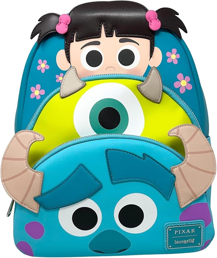 Loungefly Disney Monsters Inc Updated Womens Double Strap Shoulder Bag Purse | Amazon (US)