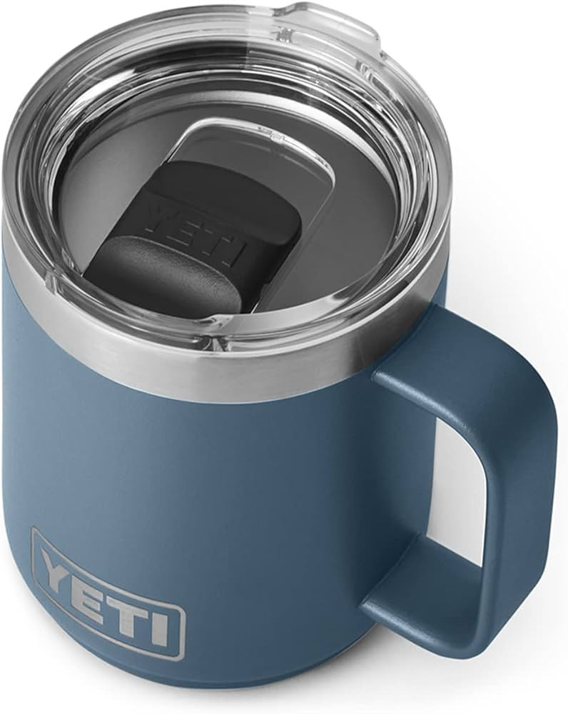 YETI Rambler 10 oz Stackable Mug, Vacuum Insulated, Stainless Steel with MagSlider Lid | Amazon (US)
