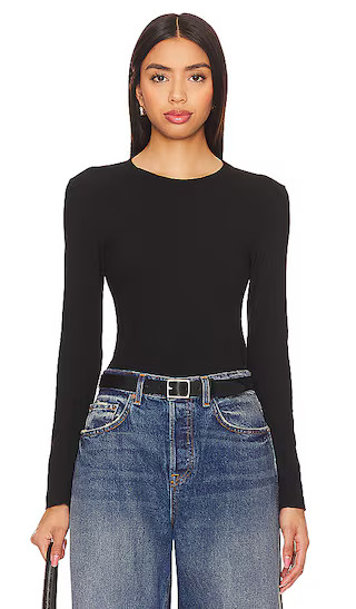 Long Sleeve Tee in Black | Revolve Clothing (Global)