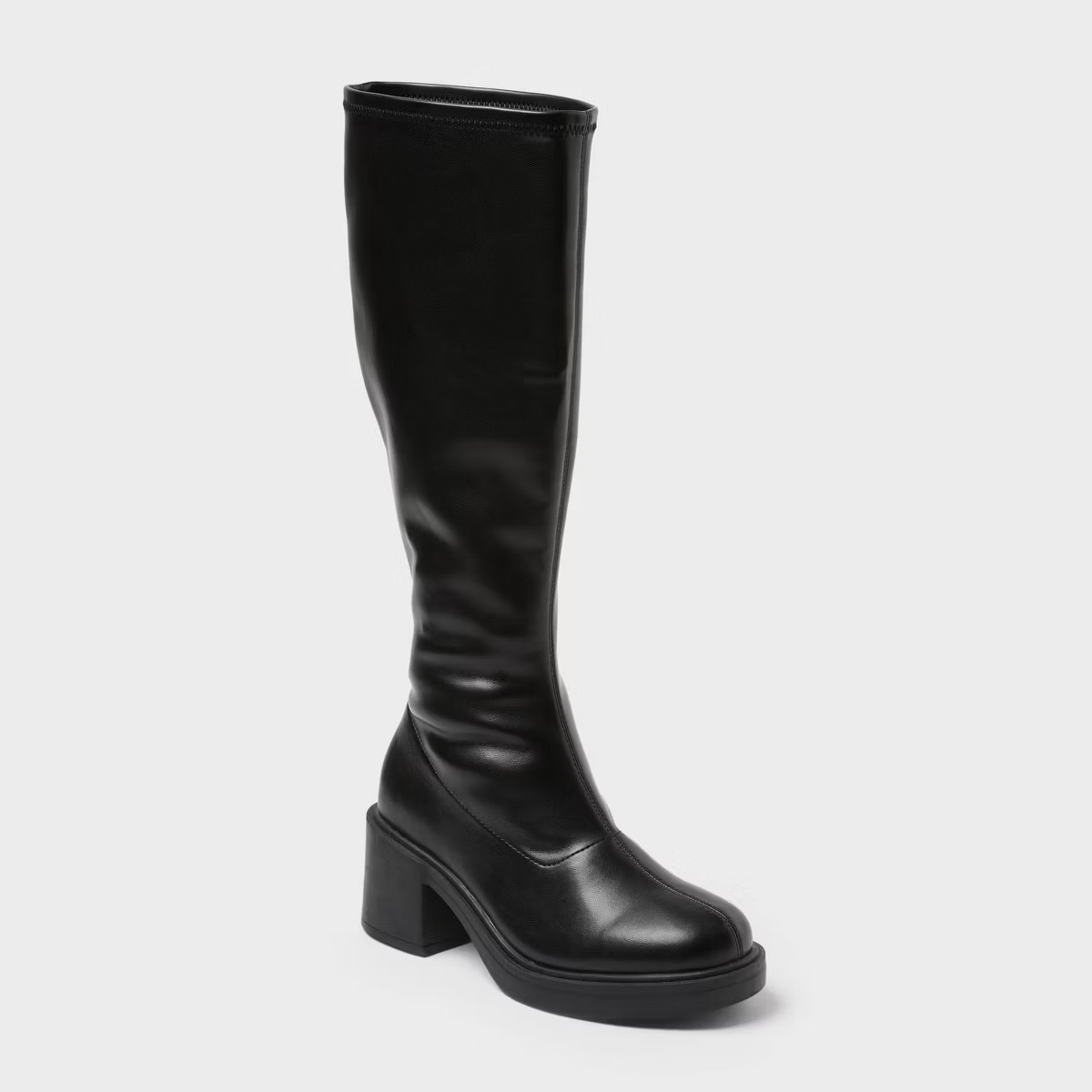 Women’s Danika Tall Stretch Boots with Memory Foam Insole – Wild Fable™ Black | Target