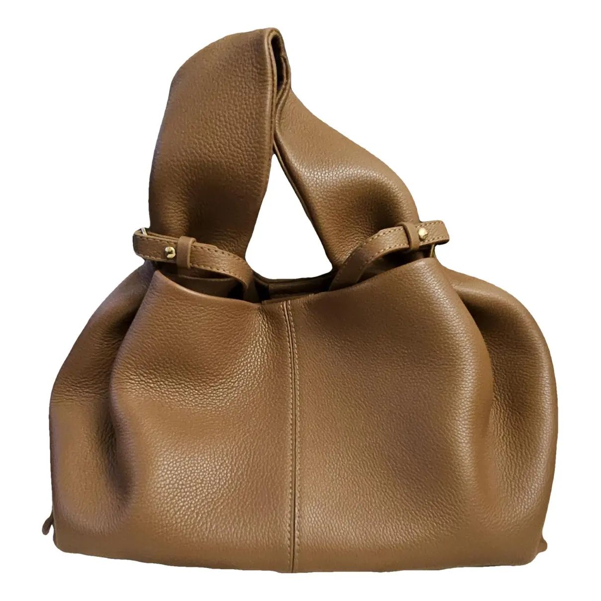 Numéro neuf leather handbag Polene Camel in Leather - 40027654 | Vestiaire Collective (Global)