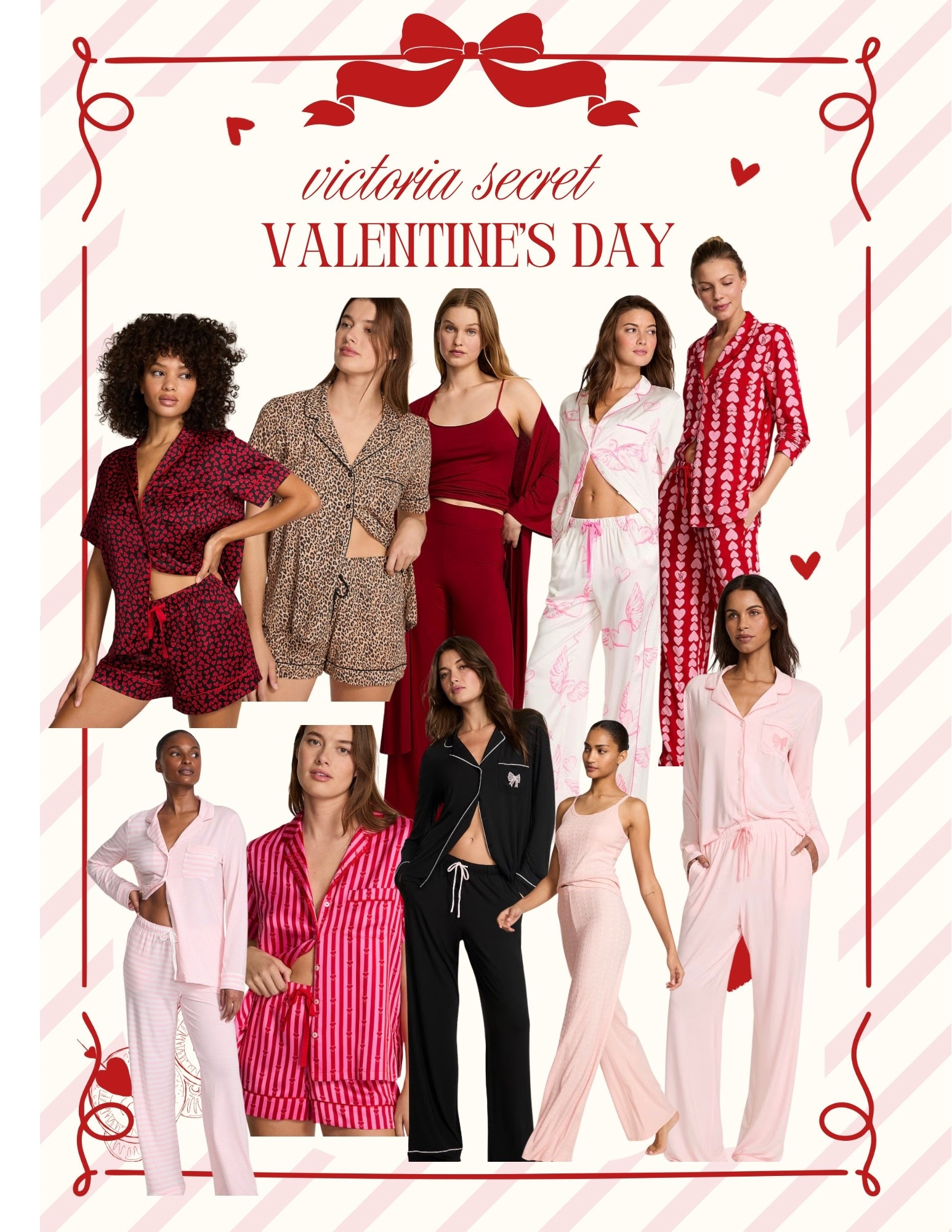 Cute and cozy pajamas!
#valentinesday 