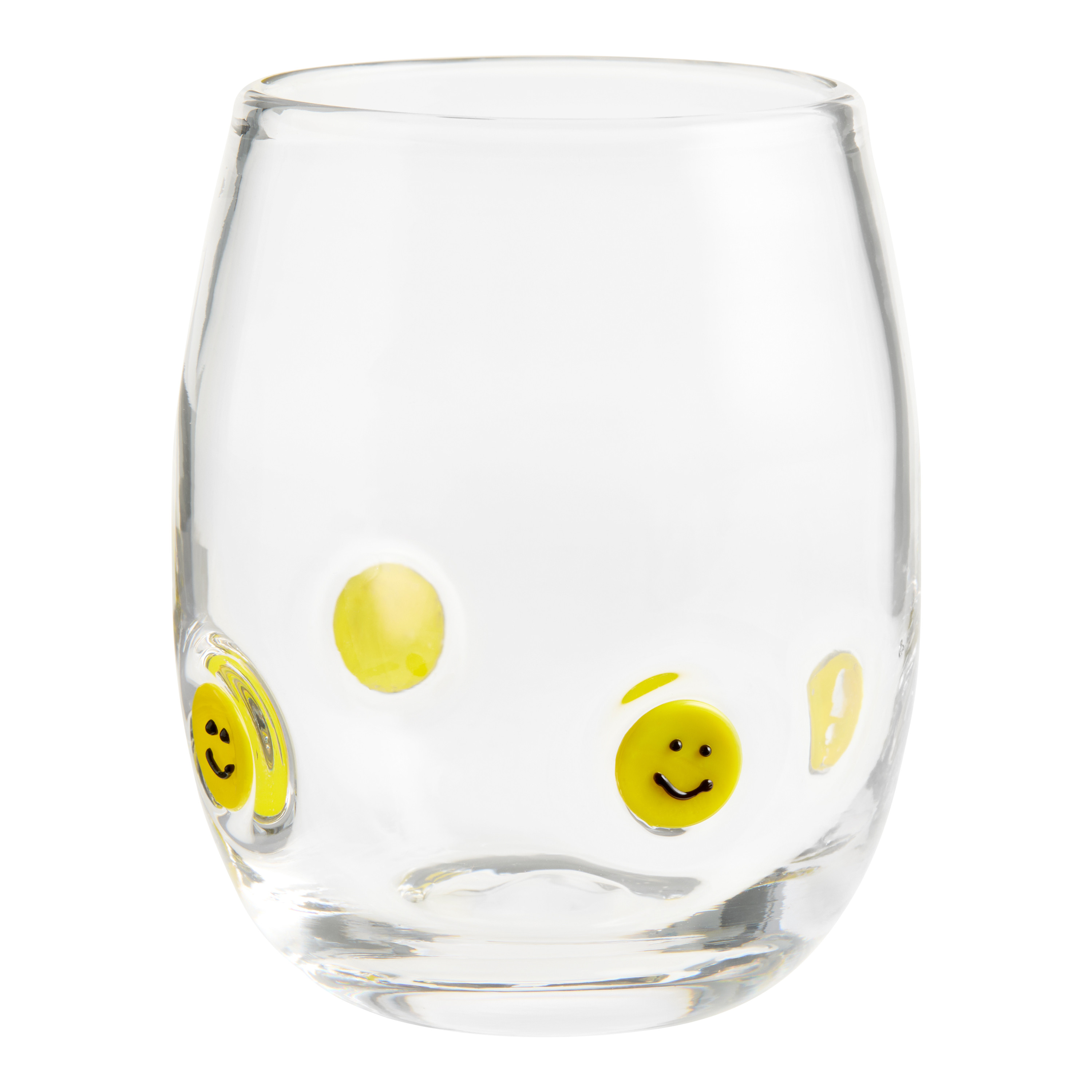 Charm Inlay Stemless Wine Glass | World Market