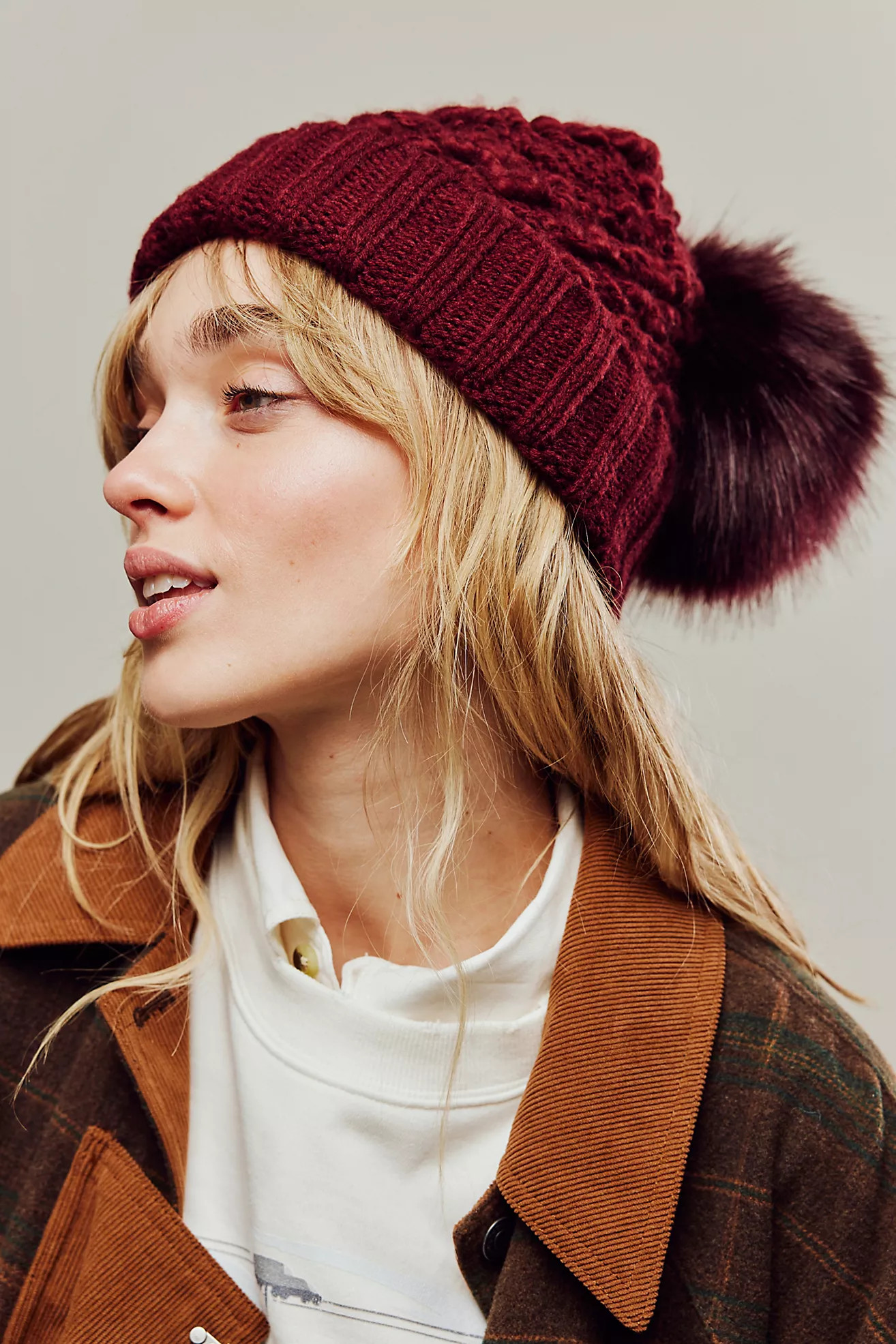 Full Moon Nubby Pom Beanie | Free People (Global - UK&FR Excluded)