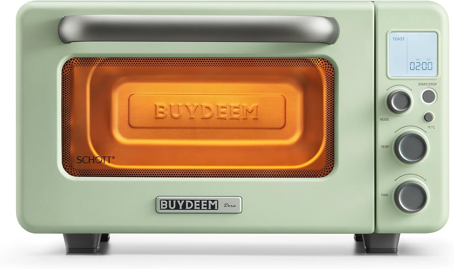 BUYDEEM T103 Countertop Toaster Oven 12QT, No Pre-Heat Needed, 7 Cooking Modes, Retro Mini Toaste... | Amazon (US)