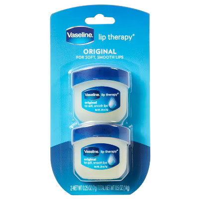 Vaseline Lip Therapy Fragrance free Original Twin Pack - 2ct/0.5oz | Target