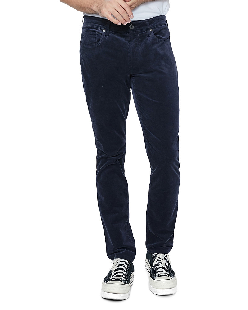 Paige Lennox Slim Fit Corduroy Pants in Deep Anchor | Bloomingdale's (US)