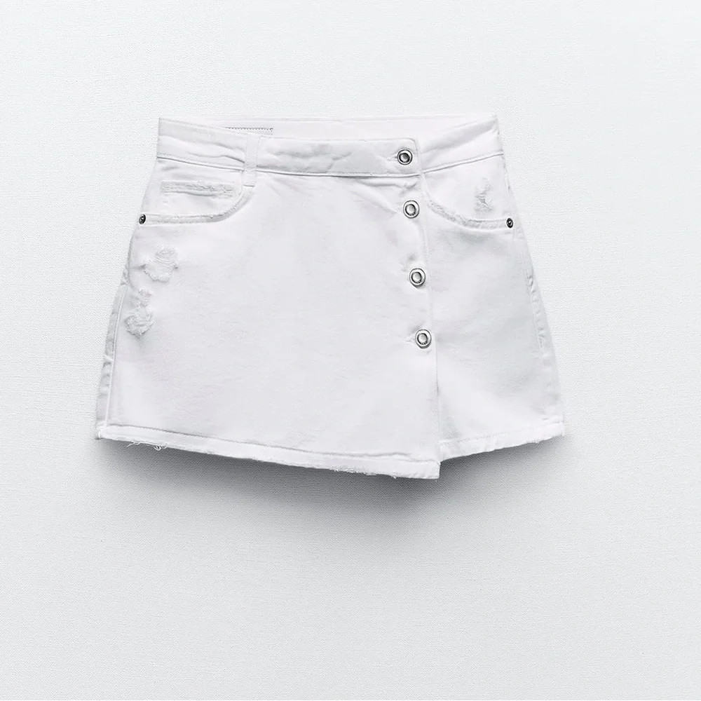 ZARA Z1975 WRAP DENIM SKORT | Poshmark