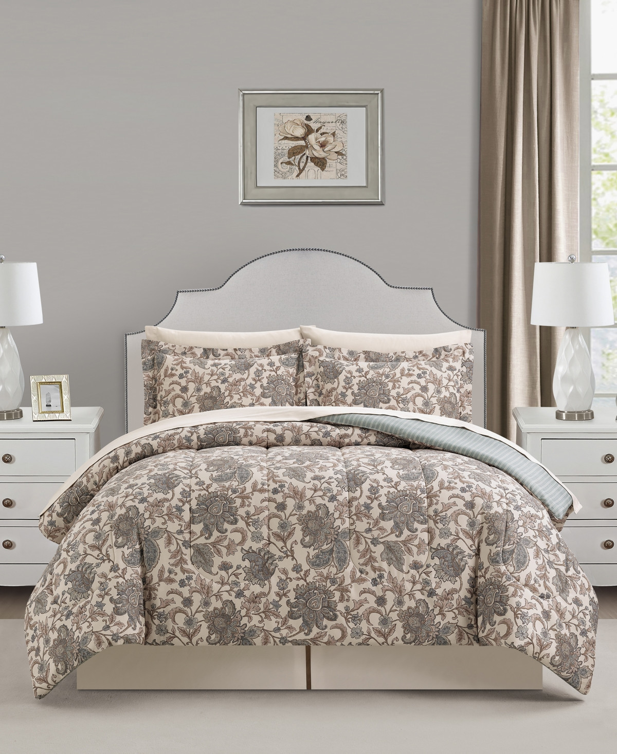 Sunham Cottage Floral 8-Pc. Comforter Sets - Multi | Macy's