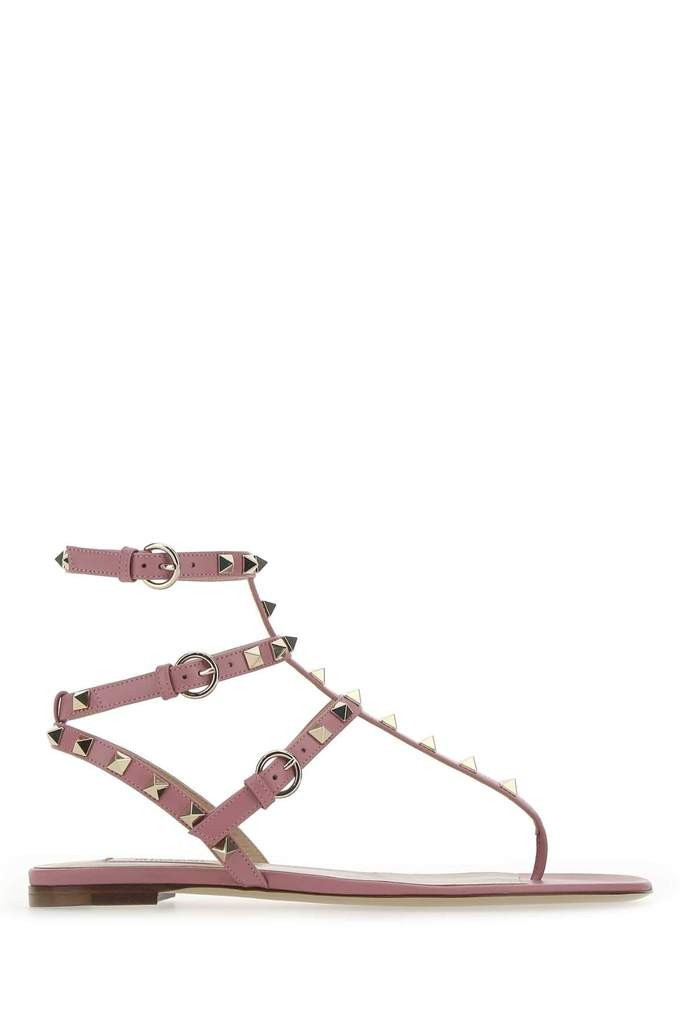 Valentino Garavani Rockstud Flat Sandals | Cettire Global