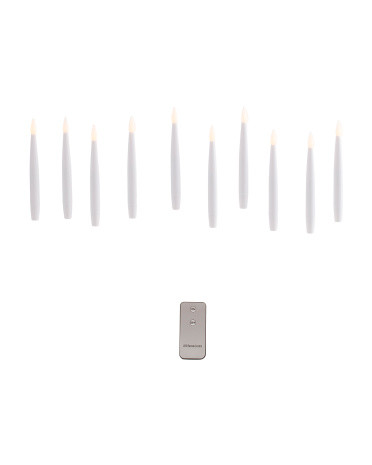 10pk Led Hanging Candles With Remote Control | TJ Maxx