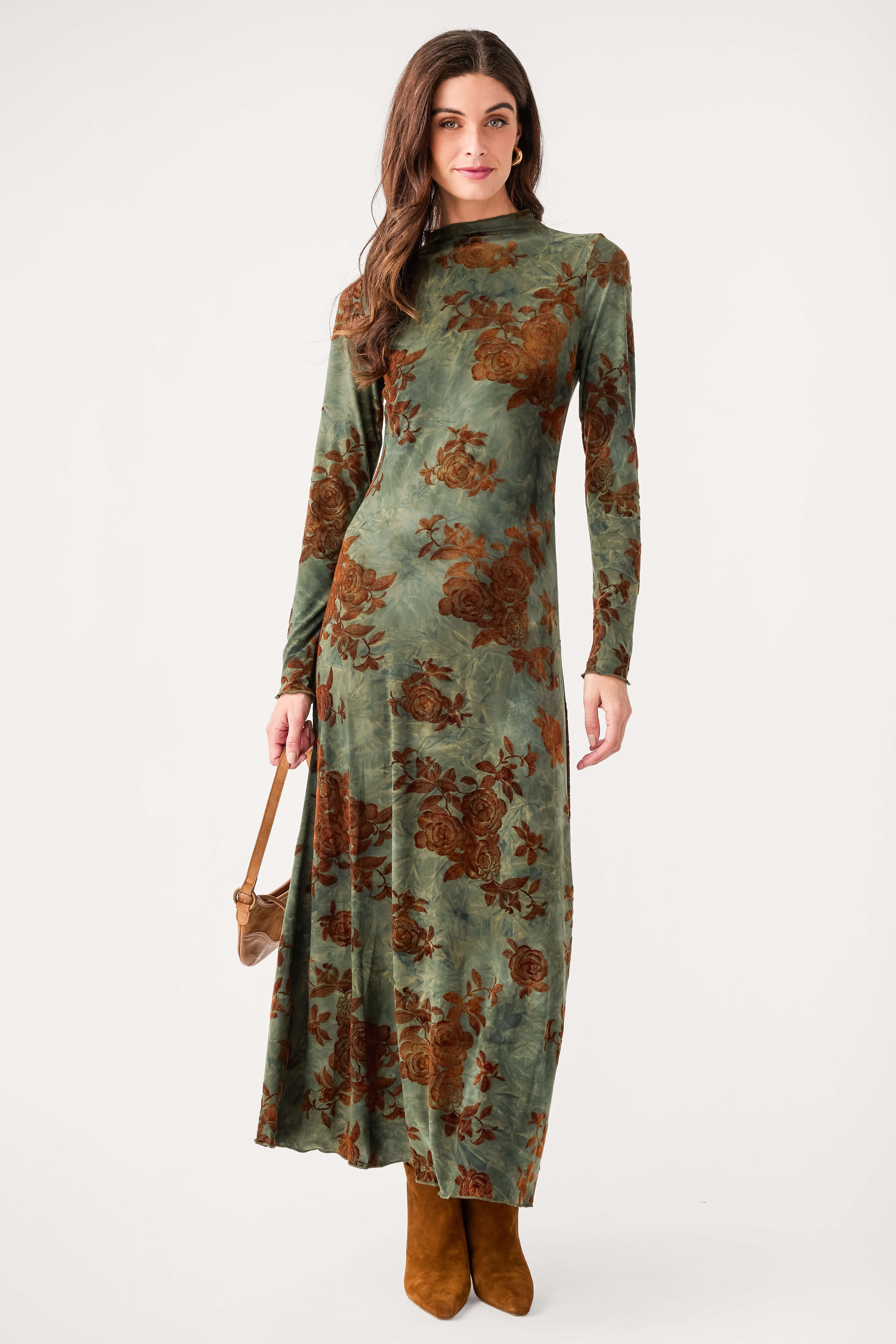 By Together Mesh Floral Dress | Social Threads