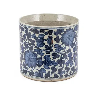 Dynasty Orchid Pot Twisted Peony Motif Large - Bed Bath & Beyond - 31279075 | Bed Bath & Beyond