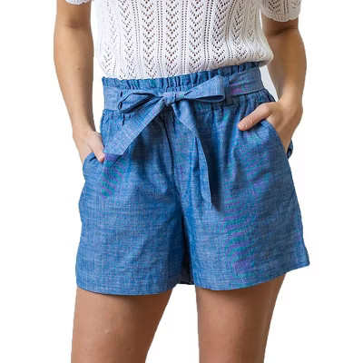 Hope & Henry Womens' Organic Cotton Cinched Waist Short | Target
