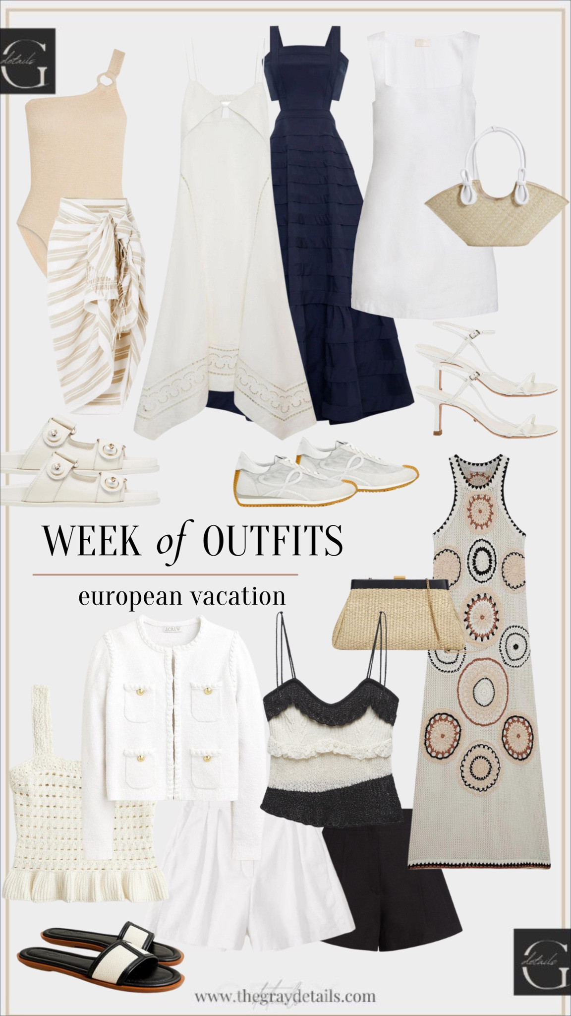 Week of outfits | European vacation 

#LTKitbag #LTKshoecrush #LTKstyletip